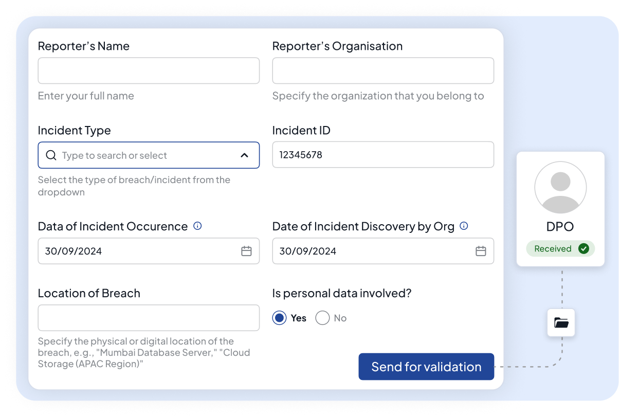 Incident Logging & Validation